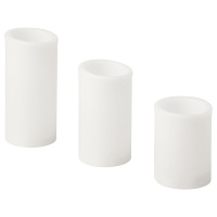 ADELLOVTRAD IKEA 905.202.61 Свечи светодиодные LED 3 шт. белый / для интерьера