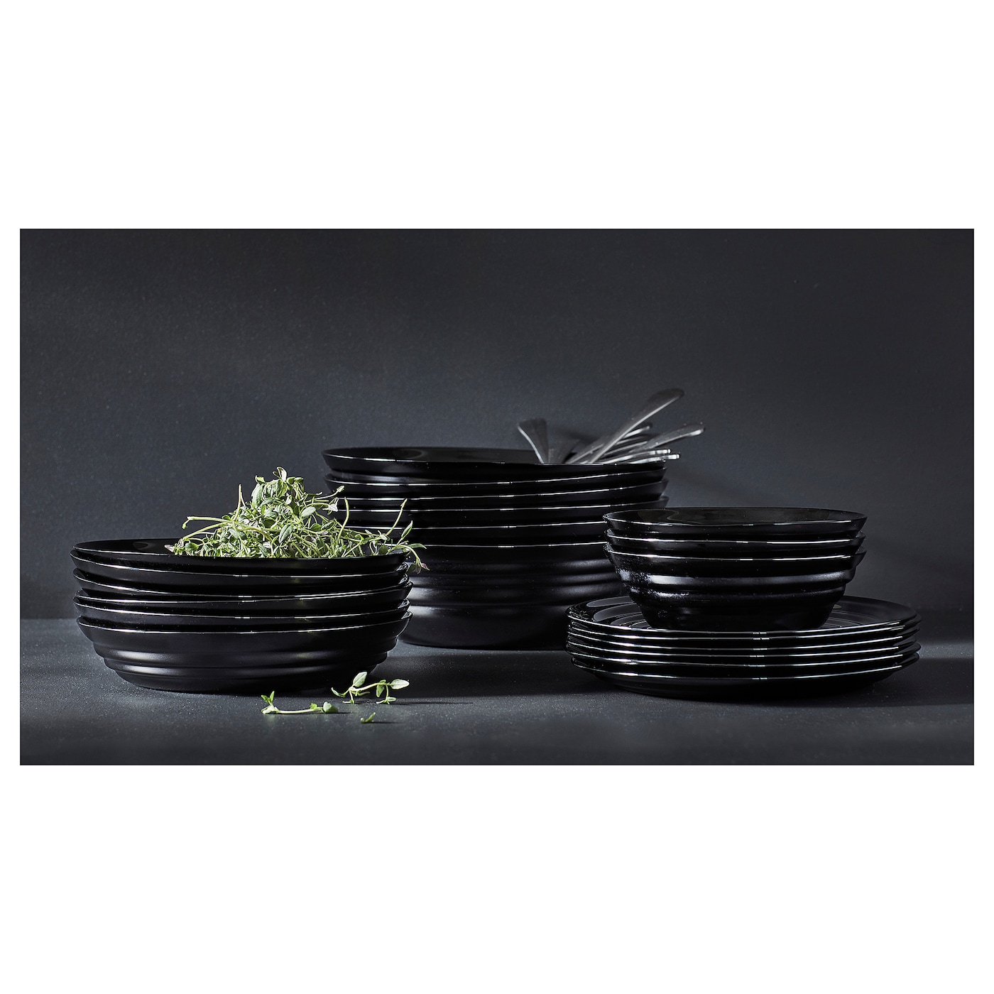 NATBARB IKEA 105.636.93 Миска 14 см. Чёрный