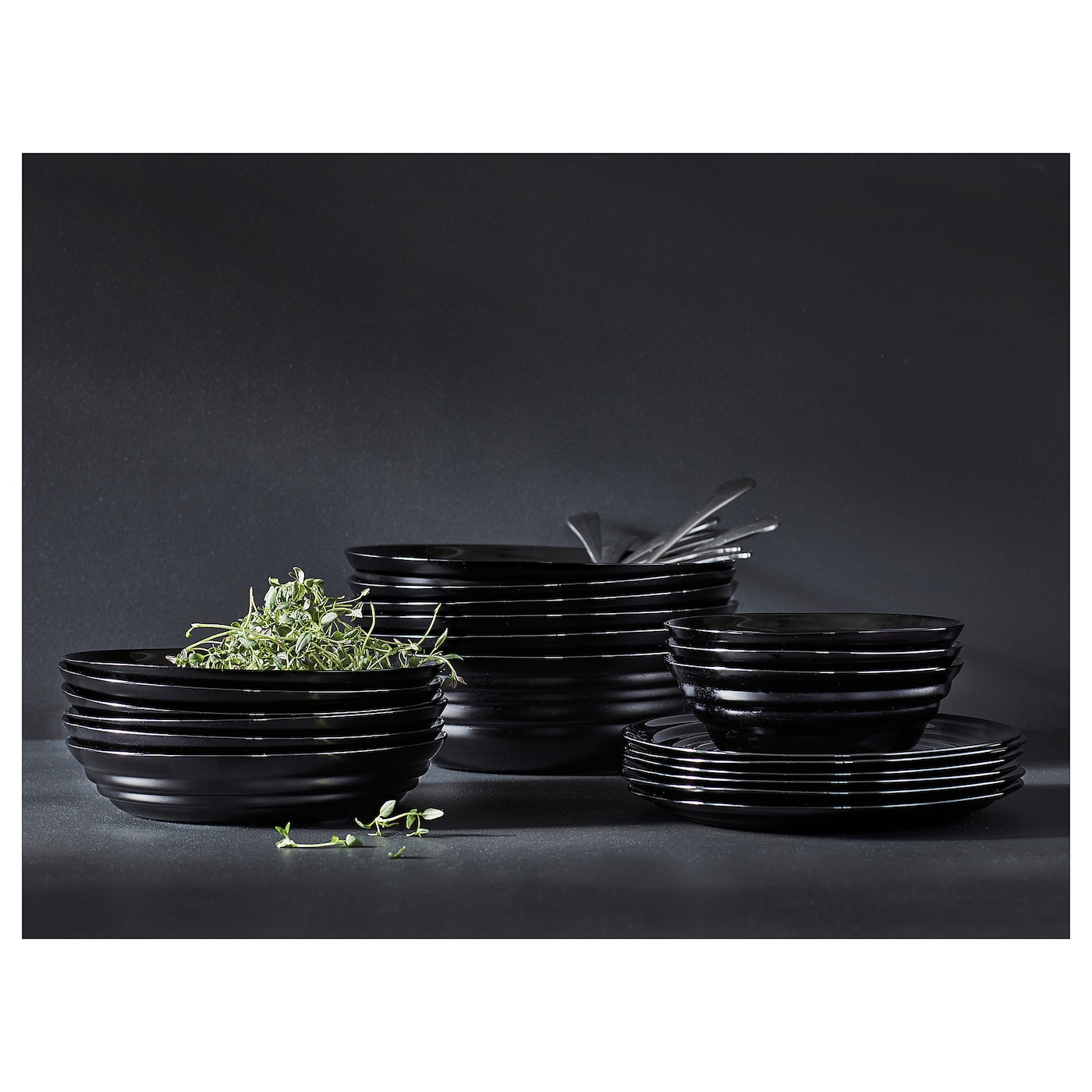 NATBARB IKEA 105.636.93 Миска 14 см. Чёрный