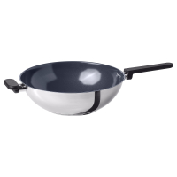 MIDDAGSMAT Wok, powłoka zapobiegająca przywieraniu/stal nierdz, 32 cm