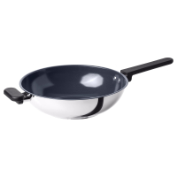 MIDDAGSMAT Wok, powłoka zapobiegająca przywieraniu/stal nierdz, 28 cm