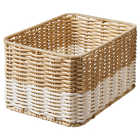 DJURTRANARE IKEA 005.638.15 Корзина 18x25x14 см бежевая/белая