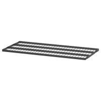 BOAXEL IKEA 705.756.07 Решётчатая полка антрацит 80x40 см антрацит