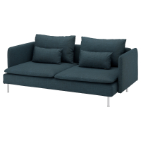 SÖDERHAMN Sofa 3-osobowa, Hillared granatowy