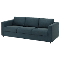 VIMLE Sofa 3-osobowa, Hillared granatowy