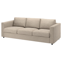 VIMLE Sofa 3-osobowa, Hillared beżowy