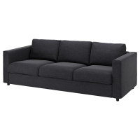 VIMLE Sofa 3-osobowa, Hillared antracyt