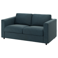 VIMLE Sofa 2-osobowa, Hillared granatowy