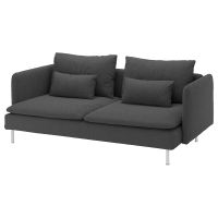 SÖDERHAMN Sofa 3-osobowa, Tallmyra średnioszary