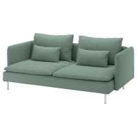 SÖDERHAMN Sofa 3-osobowa, Tallmyra jasnozielony