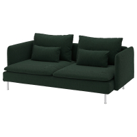 SÖDERHAMN Sofa 3-osobowa, Tallmyra ciemnozielony