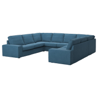 KIVIK Sofa w kształcie litery U, 6-osob, Tallmyra niebieski