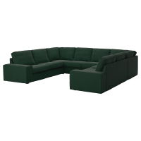 KIVIK Sofa w kształcie litery U, 6-osob, Tallmyra ciemnozielony