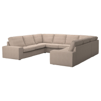 KIVIK Sofa w kształcie litery U, 6-osob, Tallmyra beżowy