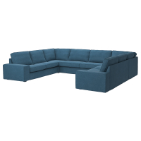 KIVIK Sofa w kształcie lit U, 7-osobowa, Tallmyra niebieski