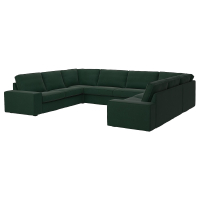 KIVIK Sofa w kształcie lit U, 7-osobowa, Tallmyra ciemnozielony