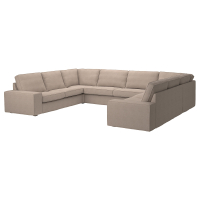 KIVIK Sofa w kształcie lit U, 7-osobowa, Tallmyra beżowy