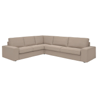 KIVIK Sofa narożna 5-osobowa, Tallmyra beżowy