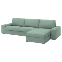 KIVIK Sofa 4-osobowa z szezlongiem, Tallmyra jasnozielony