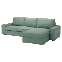 KIVIK Sofa 3-osobowa z szezlongiem, Tallmyra jasnozielony