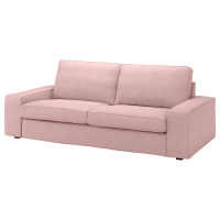 KIVIK Sofa 3-osobowa, Gunnared jasny różowy