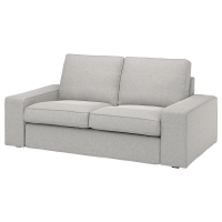 KIVIK Sofa 2-osobowa, Tallmyra biały/czarny