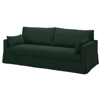 HYLTARP Sofa 3-osobowa, Tallmyra ciemnozielony