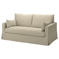 HYLTARP Sofa 2-osobowa, Hemmesta jasnobeżowy