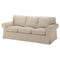 EKTORP Sofa 3-osobowa, Hillared beżowy