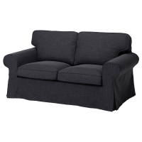 EKTORP Sofa 2-osobowa, Hillared antracyt