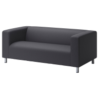 KLIPPAN Sofa 2-osobowa, Vissle szary