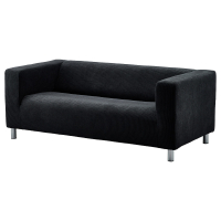 KLIPPAN Sofa 2-osobowa, Vansbro czarny