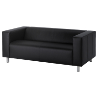 KLIPPAN Sofa 2-osobowa, Bomstad czarny