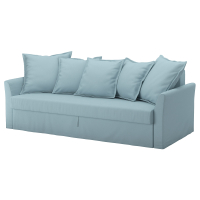 HOLMSUND Rozkładana sofa 3-osobowa, Orrsta jasnoniebieski