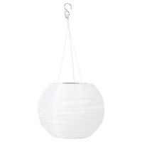SOLVINDEN IKEA 005.136.70 Подвесной светильник 22 см на солнечных батареях Светодиод уличный/шарообразный белый