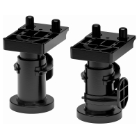 METOD IKEA 705.560.67 Ножки 8 см 2 шт черный