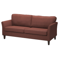EKHOLMA Sofa 3-osobowa, Kilanda brązowoczerwony