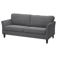 EKHOLMA Sofa 3-osobowa, Hakebo ciemnoszary