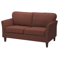 EKHOLMA Sofa 2-osobowa, Kilanda brązowoczerwony