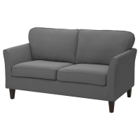 EKHOLMA Sofa 2-osobowa, Hakebo ciemnoszary