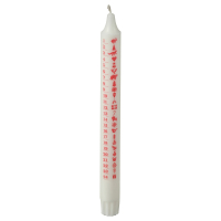 VINTERFINT Świeca bezzapachowa, kalendarz biały, 24 cm VINTERFINT Świeca bezzapachowa, kalendarz biały, 24 cm