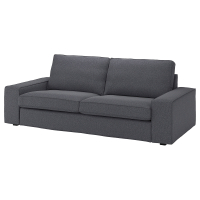 KIVIK Sofa 3-osobowa, Gunnared średnioszary