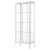 MILSBO IKEA 003.964.16 Шкаф-витрина 73x175 см Белый