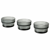 GRADVIS IKEA 805.388.84 Подсвечники 3 шт. 4.5 см. серый