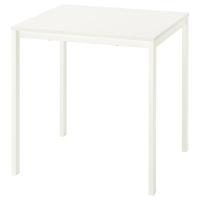 VIHALS IKEA 595.785.08 Стол обеденный 74x74 см белый/белый