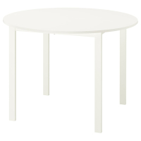 VIHALS IKEA 495.899.70 Стол обеденный 107 см белый/белый