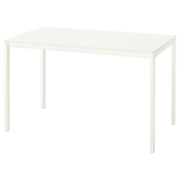 VIHALS IKEA 395.785.09 Стол обеденный 125x74 белый/белый