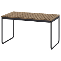 VÄSMAN IKEA 304.690.34 Стол раздвижной садовый 135/190x74 см светло-коричневая морилка