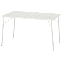 TORPARÖ IKEA 605.957.24 Стол садовый 130x74 см белый/складной