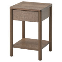 TONSTAD IKEA 404.893.19 Тумба прикроватная 40x40x59 см шпон дуба коричневый